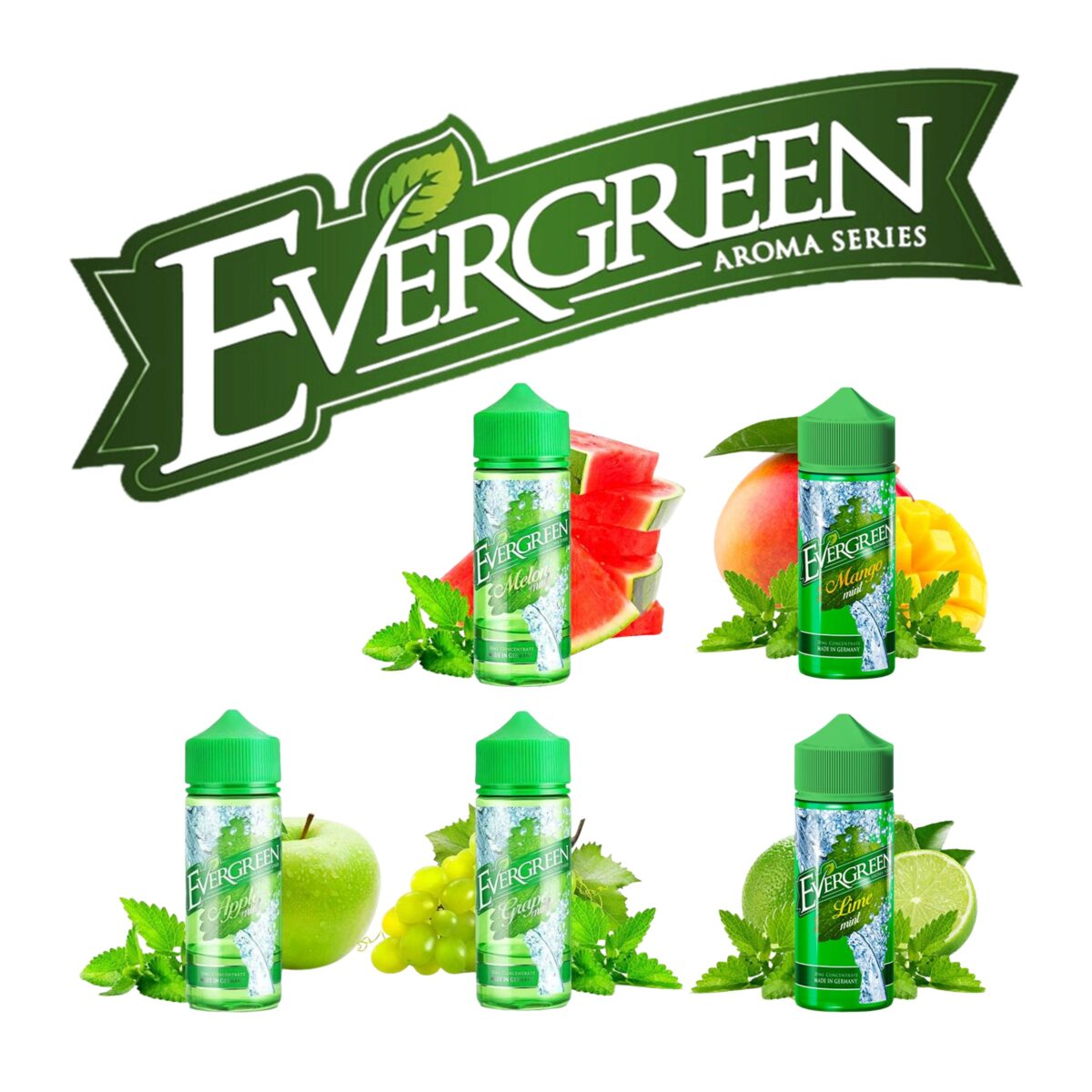 EVERGREEN | LONGFILL 120 ML | 8 ML AROMA | NATUR TREND