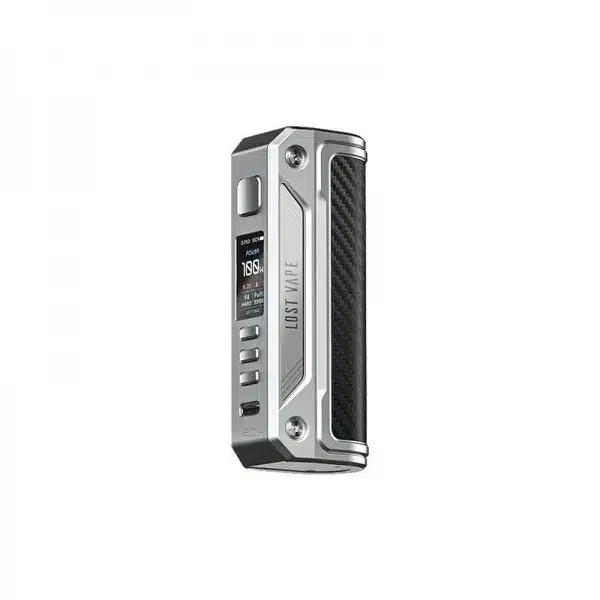 BOX-THELEMA-SOLO-100W-LOST-VAPE SILBER CARBON
