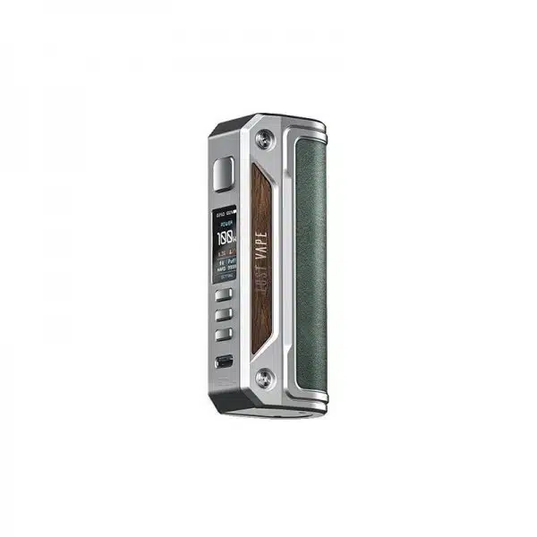 BOX-THELEMA-SOLO-100W-LOST-VAPE SS EDELSTAHL MINERALGRÜN