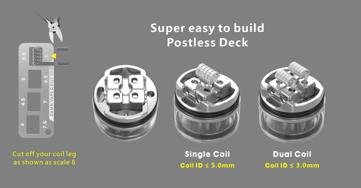 DAMN VAPE NITROUS RDTA 24MM MIT TANK | HERVORRAGEND – BILD 12