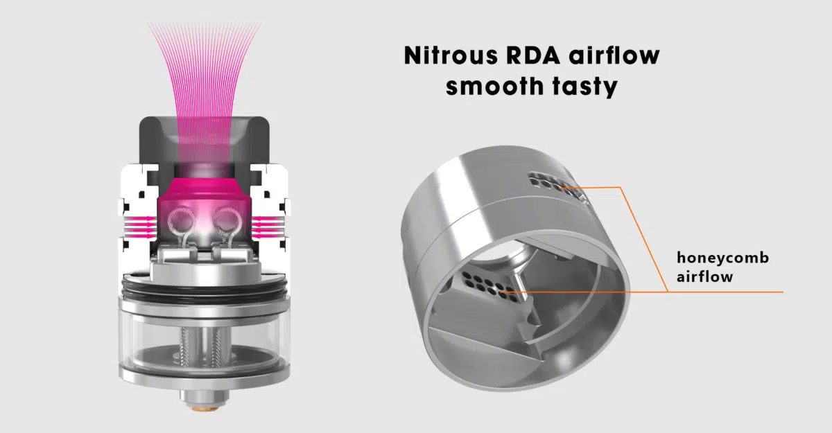 DAMN VAPE NITROUS RDTA 24MM MIT TANK | HERVORRAGEND – BILD 16
