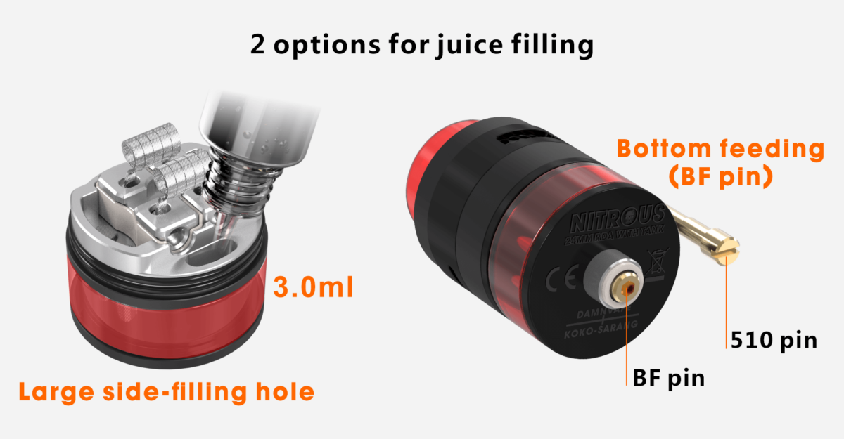 DAMN VAPE NITROUS RDTA 24MM MIT TANK | HERVORRAGEND – BILD 15