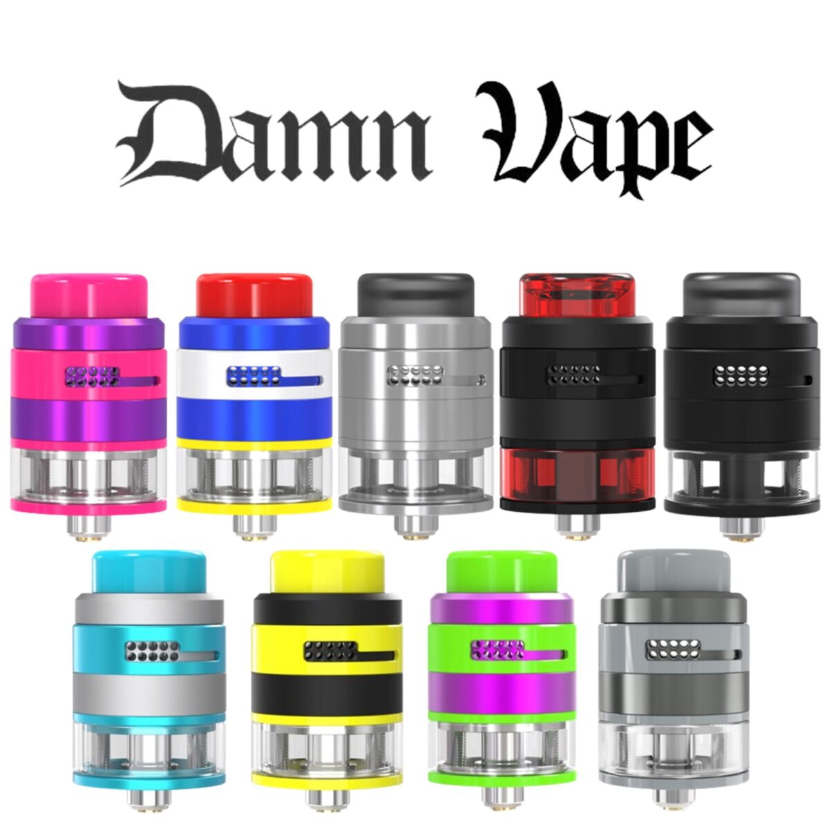 BESTE VERDAMPFER NO3 STEAM DREAM_DAMN VAPE NITRIOUS RDTA_NEUE FARBEN