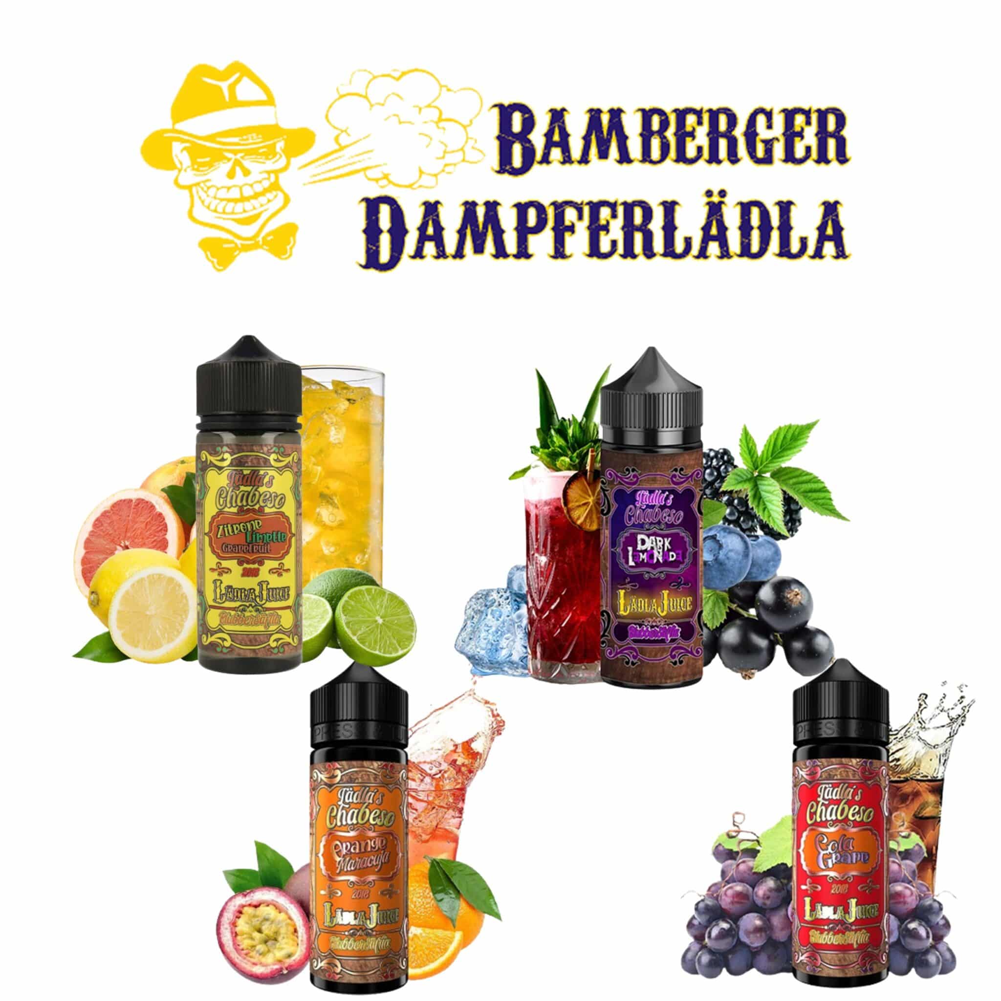 HOME OF STEAM DREAM LÄDLA'S CHABESO & BLUBBERSÄFTLA | 120 ML LONGFILL | 10 ML AROMA | UNBESCHREIBLICH LECKER