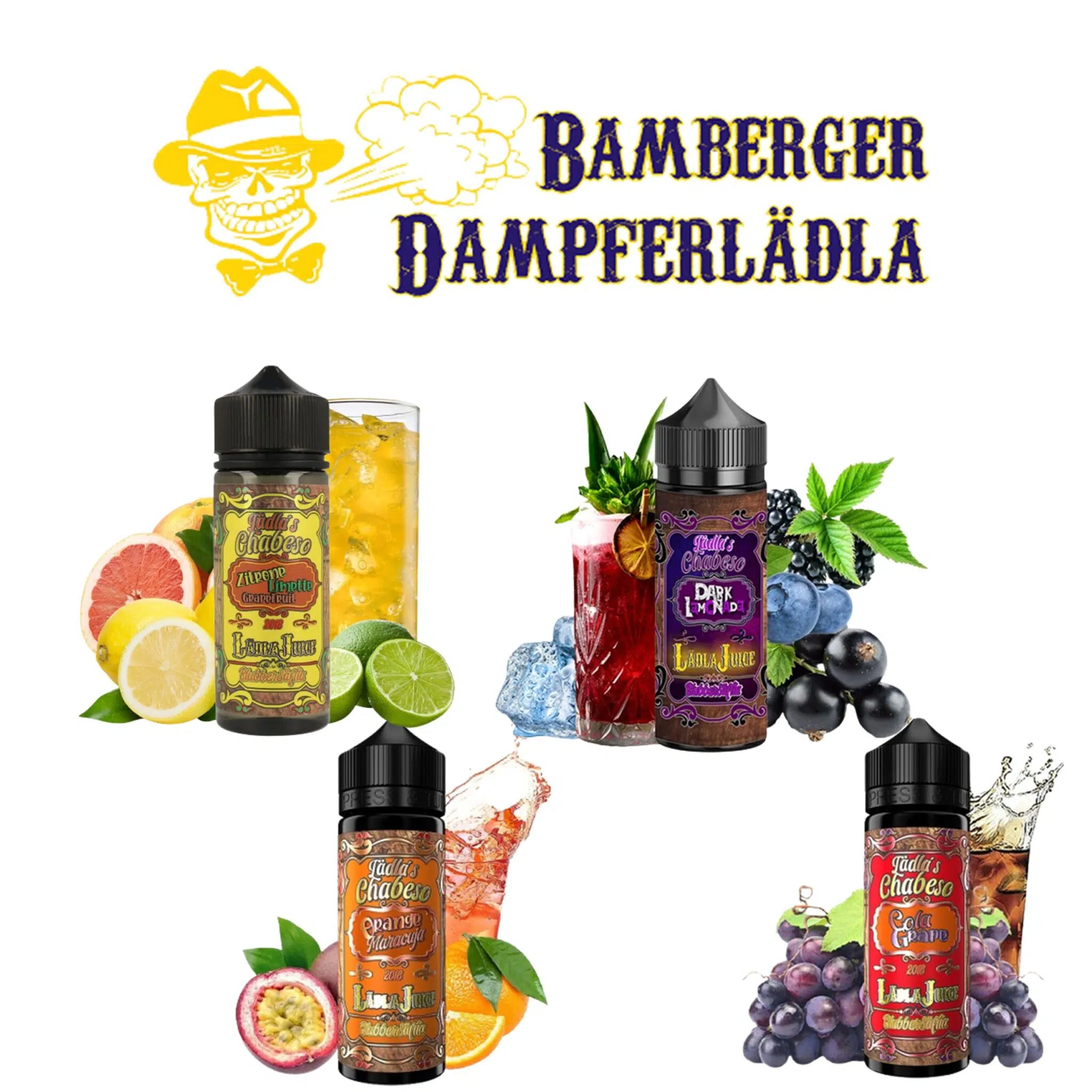 LÄDLA'S CHABESO &AMP; BLUBBERSÄFTLA | 120 ML LONGFILL | 10 ML AROMA | UNBESCHREIBLICH LECKER