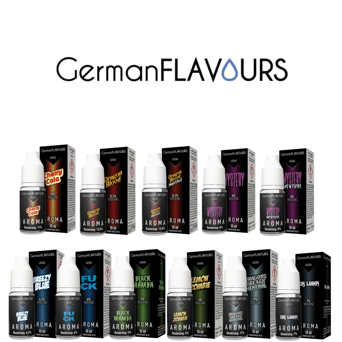 GERMAN FLAVOURS | AROMA 10 ML | HERVORRAGEND