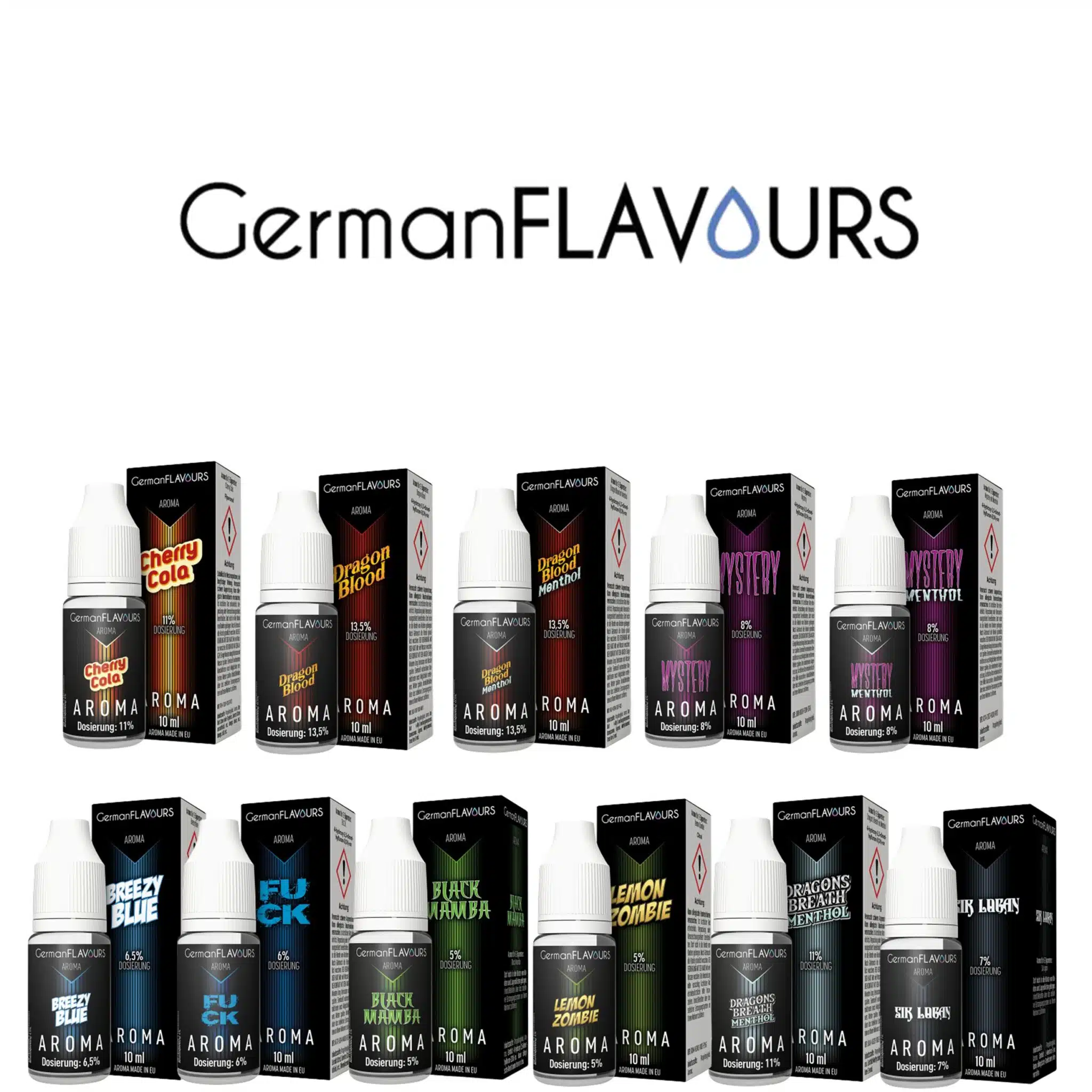 GERMAN FLAVOURS | AROMA 10 ML | HERVORRAGEND