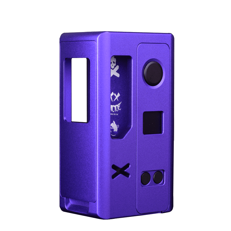 STUBBY 21 X-RAY - PURPLE - ANGLE - WHITE BG
