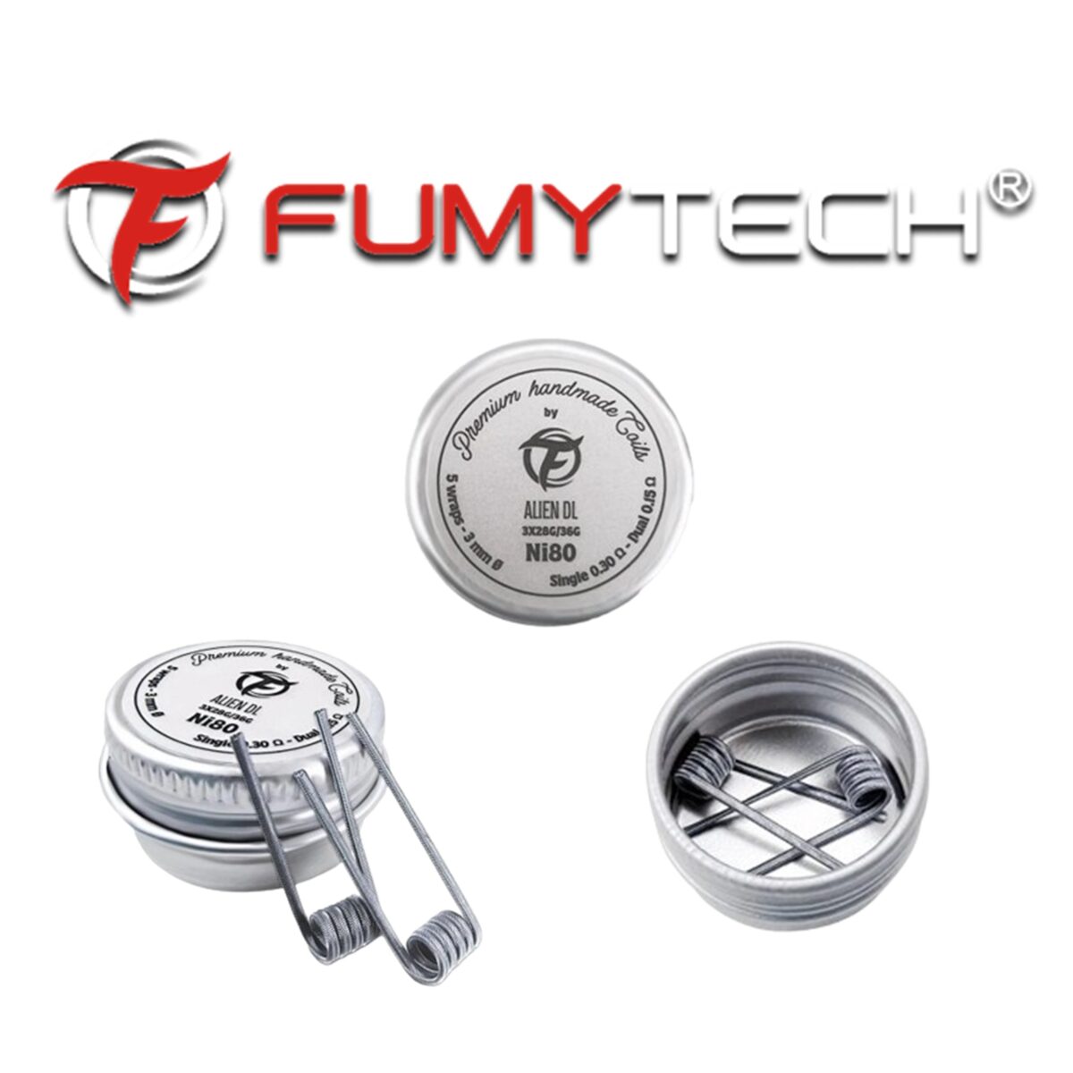 ALIEN DL NI80 0,30 Ω | FUMYTECH | HANDMADE SERIES | ABSOLUT PREMIUM