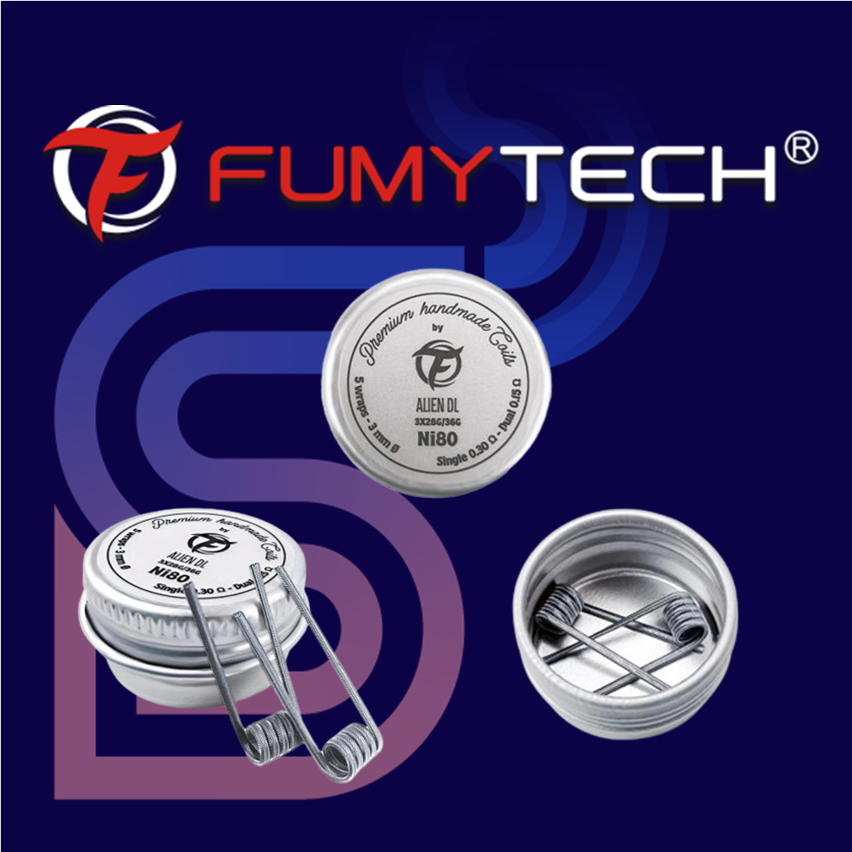 STEAM DREAM_FUMYTECH ALIEN DL NI80 0,30 OHM