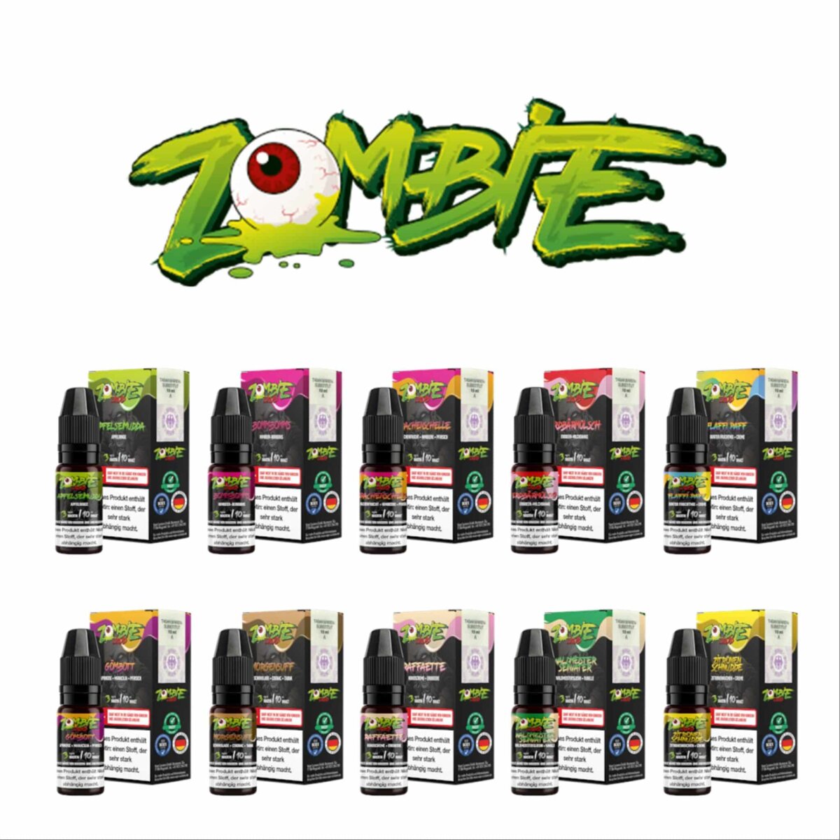 ZOMBIE LIQUID by VAPE CUSTOMS | 10ML