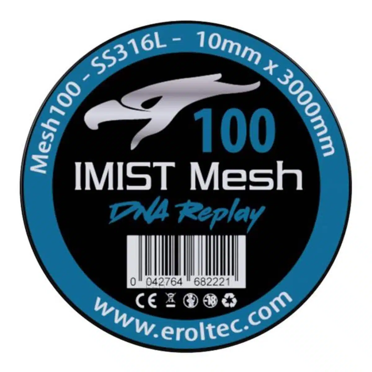 IMIST MESH 100 | SS316L V4A 10MM | ABSOLUT PREMIUM MESH WIRE