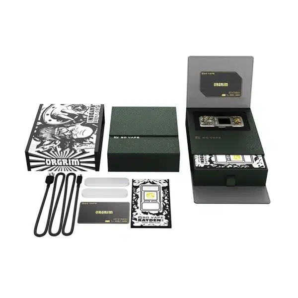 steam dream_mod rayden 220_orgrim_limited edition_bd vape_lieferumfang