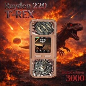 RAYDEN 220 T-REX LIMITED EDITION | BD VAPE | ABSOLUT HANDGRAVIERT