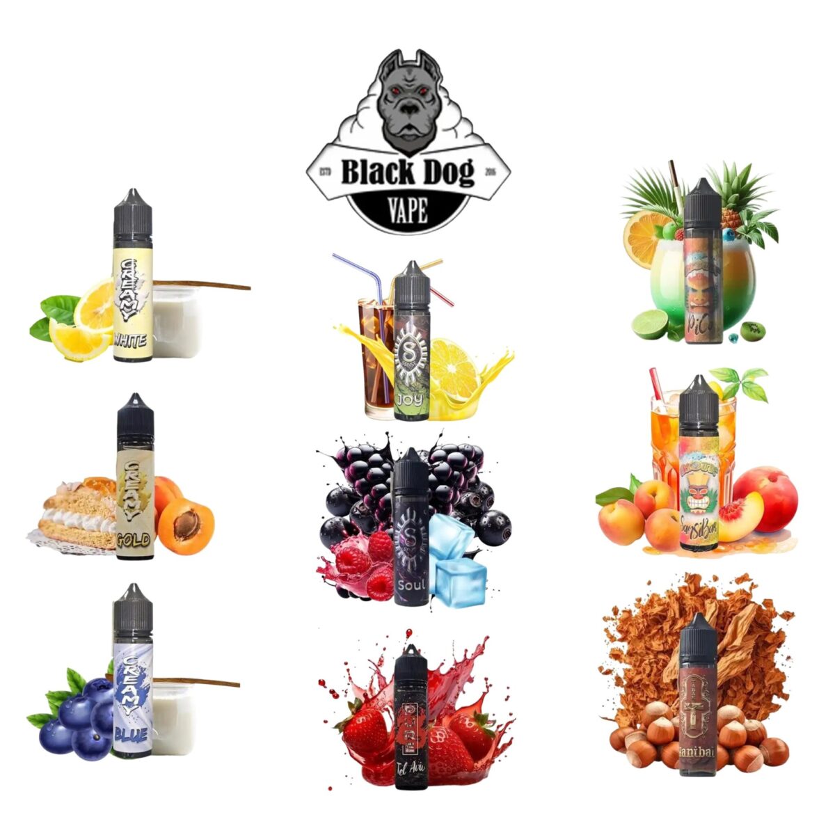 LONGFILL AROMA | BESTE QUALITÄT NO9 STEAM DREAM_BLACK DOG VAPE_ATOMIC DB INDUSTRY_LONGFILL