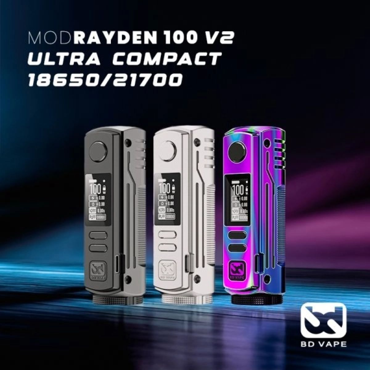 STEAM DREAM_BD VAPE_MOD RAYDEN100V2