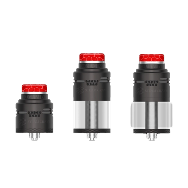 steam dream_aromamizer supreme v4 rdta_steam-crave_matte gunmetal_