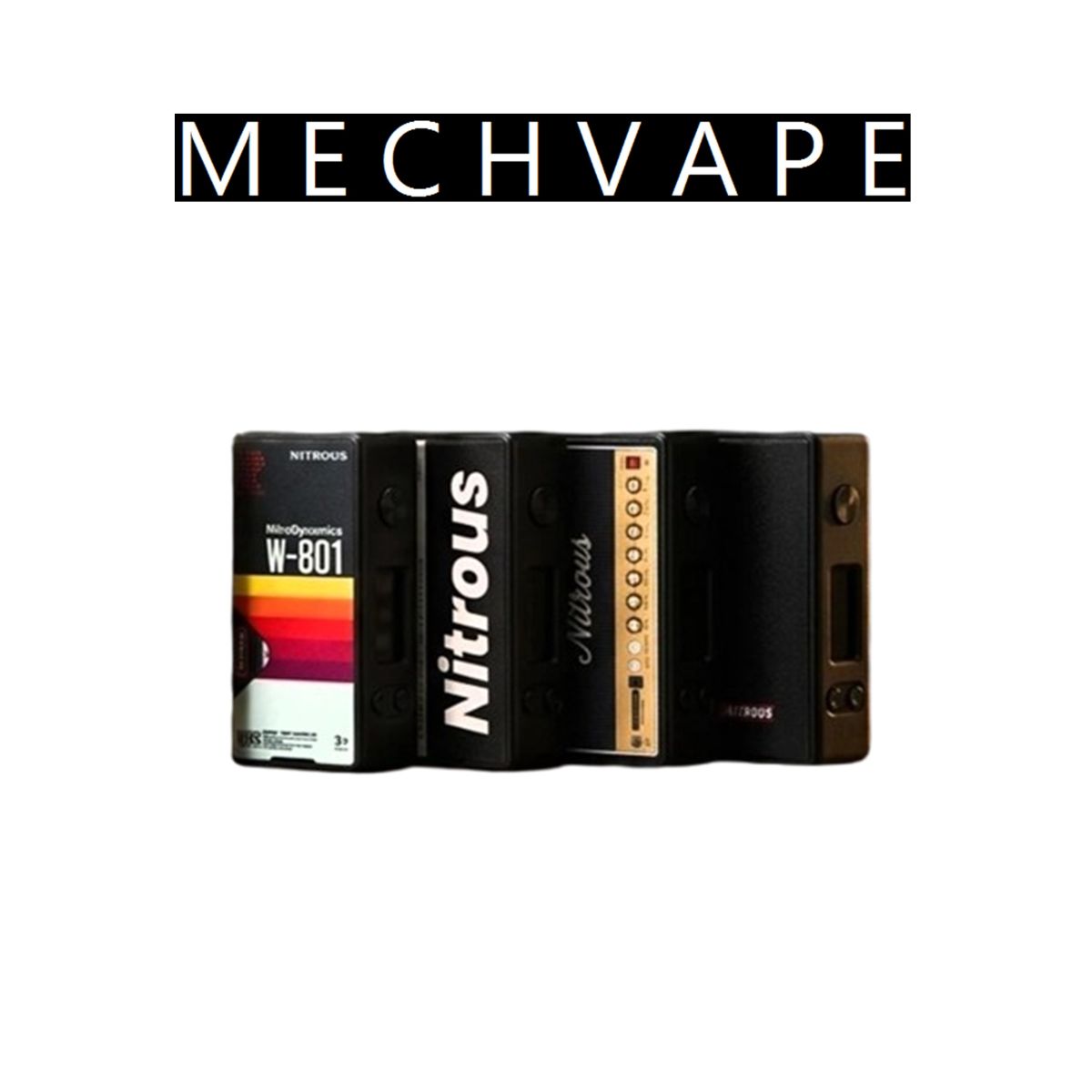 NITROUS POCKET BLACK EDITION 80w | MECHVAPE x NITROUS