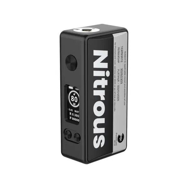 steam dream_nitrous black edition 80w_18650_mechvape x nitrous_nitro access