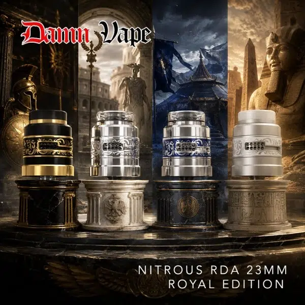 steam dream_nitrous rda 23mm_royal edition_damn vape