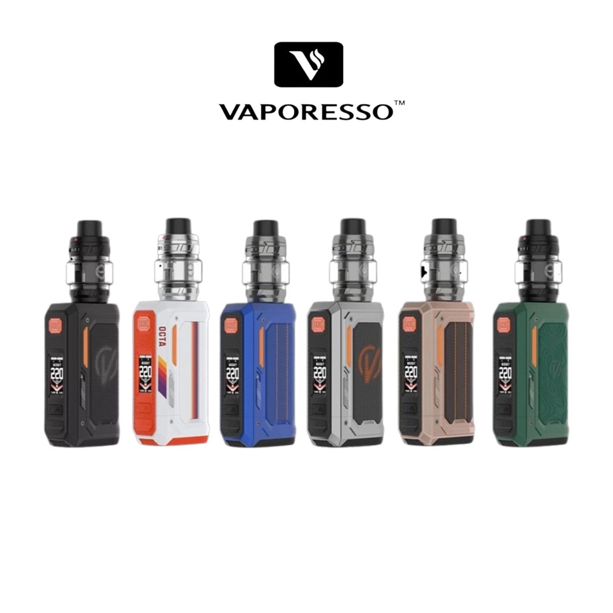 steam dream_armour octa dual 18650_,mod kit_vaporesso