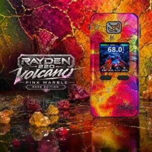 steam dream_rayden 220 volcano_pink marble_rare_bd vape