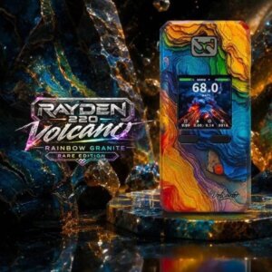 steam dream_rayden 220 volcano_rainbow granite_rare_bd vape