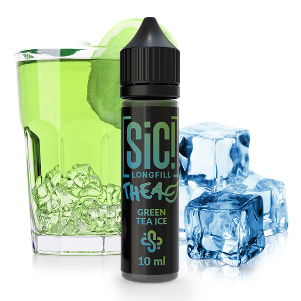 SIC! THEA Longfill Green Tea Ice – 10 ml Aroma in der 60-ml-Flasche
