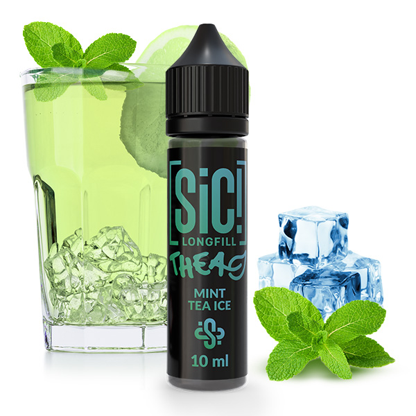 SIC! THEA Longfill Mint Tea Ice – 10 ml Aroma in der 60-ml-Flasche