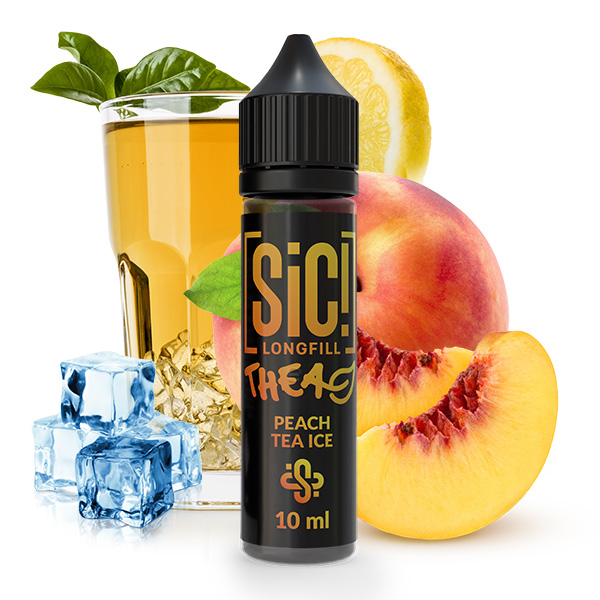 SIC! THEA Longfill Peach Tea Ice – 10 ml Aroma in der 60-ml-Flasche
