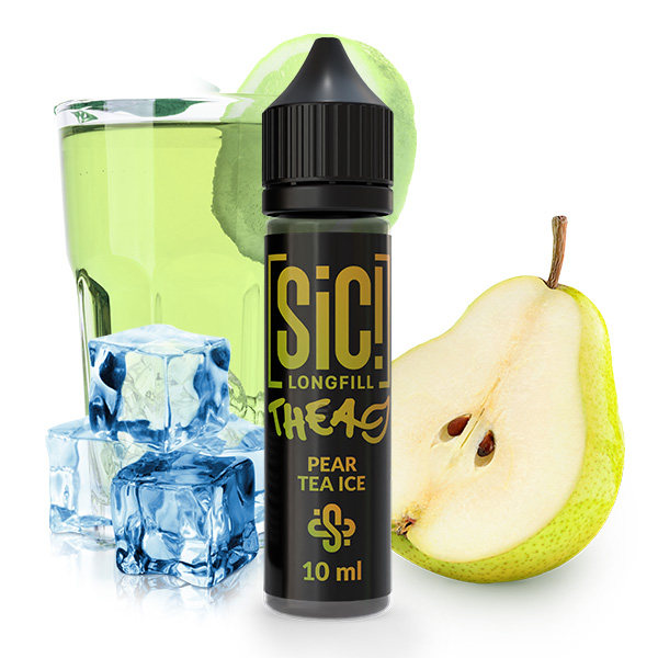 SIC! THEA Longfill Pear Tea Ice – 10 ml Aroma in der 60-ml-Flasche