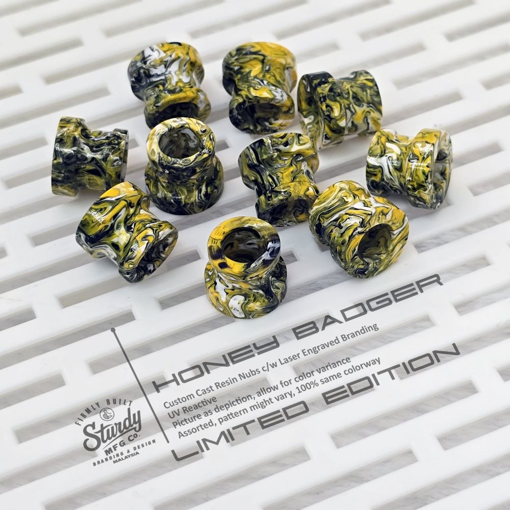sturdy nubs_study mfg co_honey badger le