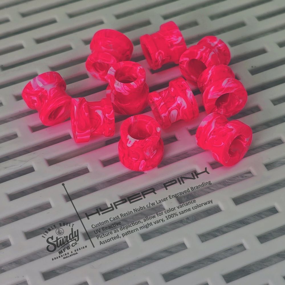sturdy nubs_study mfg co_hyper pink